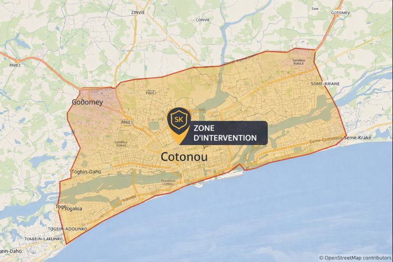 Zone d’intervention SK SECURITY